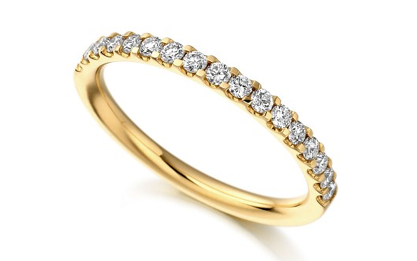 18k yellow gold wedding ring