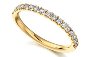 9k yellow gold wedding ring