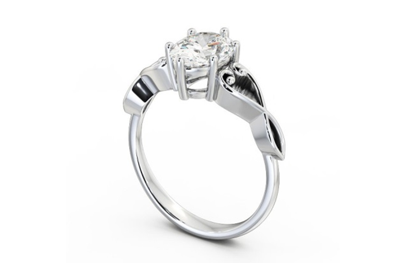 Platinum  Engagement Ring