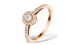 18k rose gold  Engagement Ring